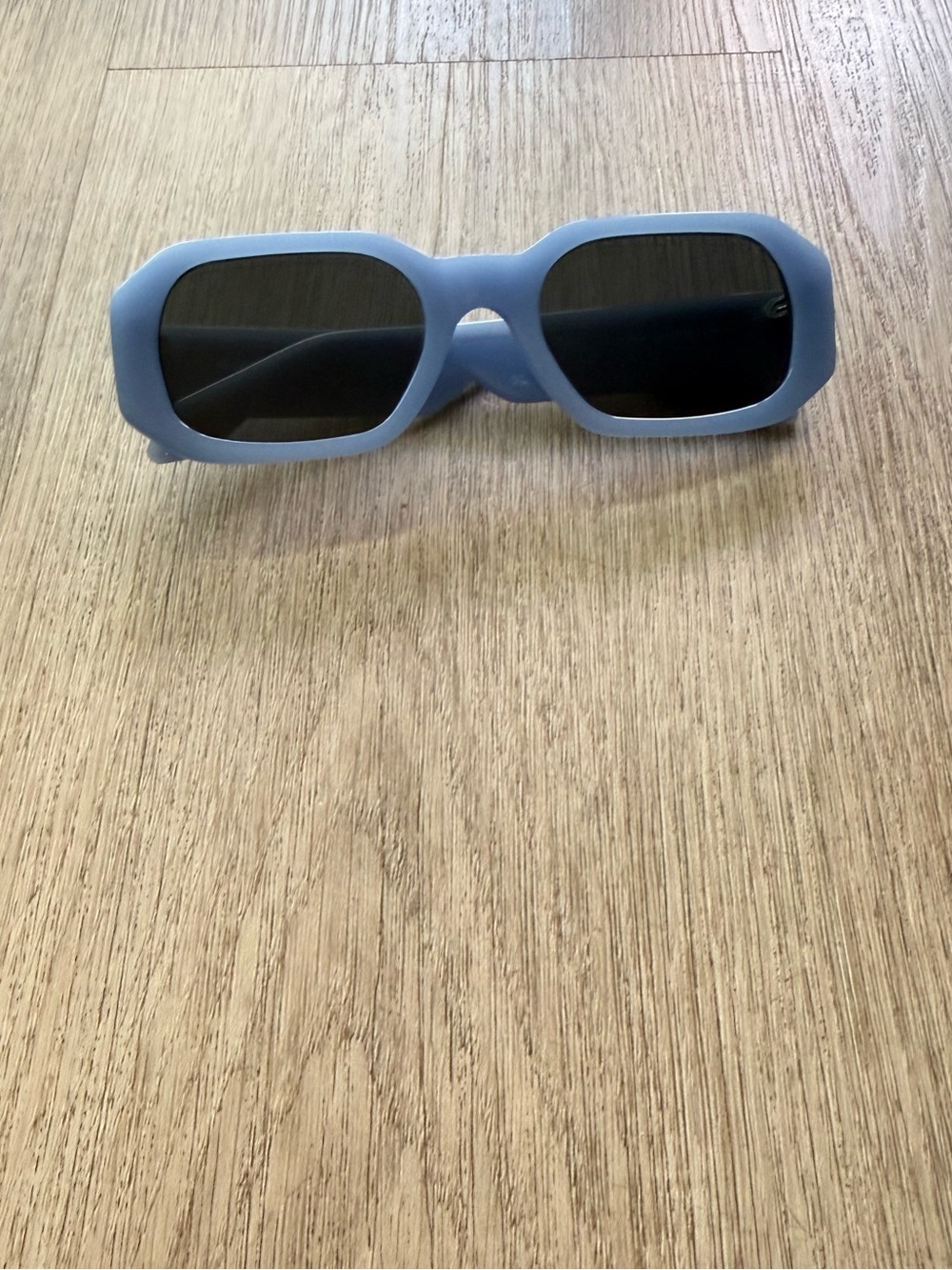quay australia hyped up blue square retro y2k geometric sunglasses eyewear NEW
